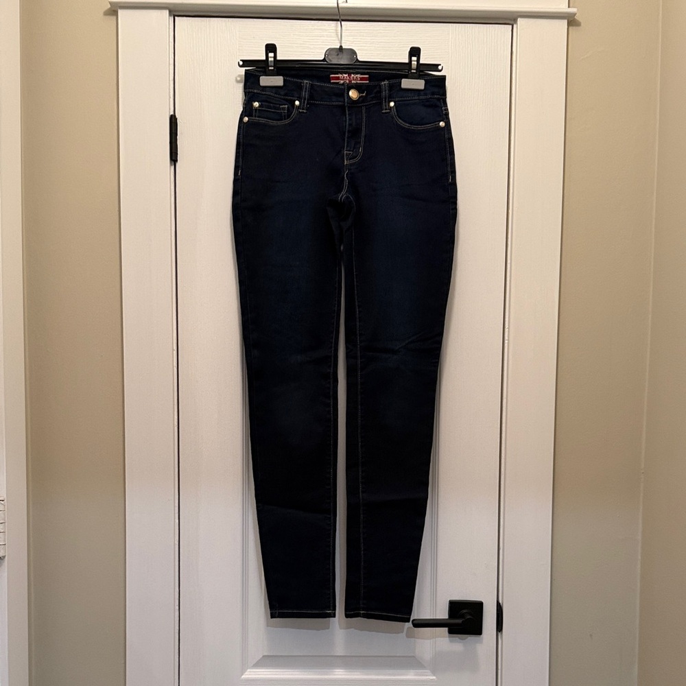 Makers of True Originals Dark Blue Super Skinny Stretch Jeans